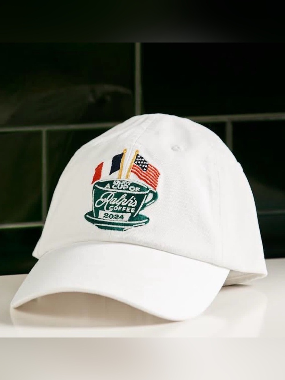 *VERY RARE NEW* 2024 Olympics Paris RALPH'S COFFEE by POLO RALPH LAUREN Hat Cap